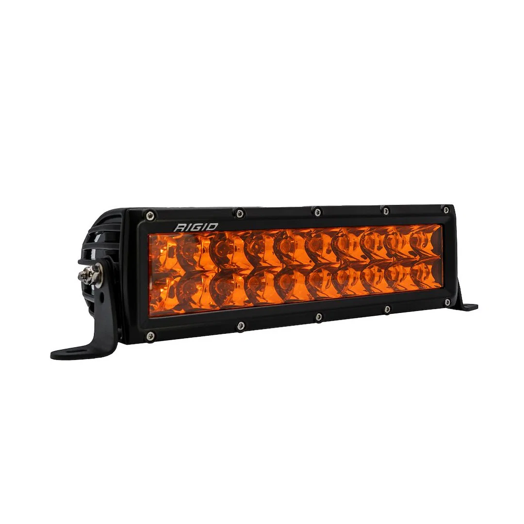 110223 – RIGID IND Light Bar, LED Bulb 10 Inch Length 20 Clear Bulbs 168 Watt/ Amp Draw 12 Amp Spot Beam 15840 Raw Lu...